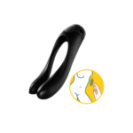 Satisfyer Candy Cane, vibrador de dedo naranja - Imagen 11