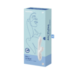Vibrador para el punto G Satisfyer con 11 modos de ondas de presión – blanco y oro rosa