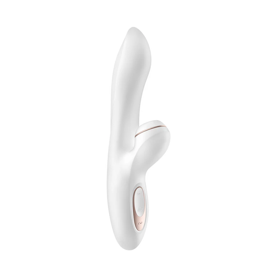 Vibrador para el punto G Satisfyer con 11 modos de ondas de presión – blanco y oro rosa - Imagen 5