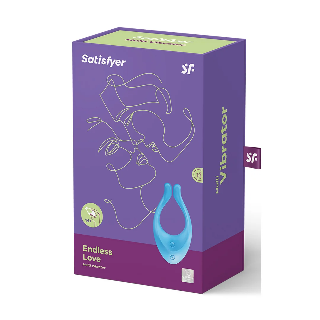 Vibrador doble con varios modos – Endless Love Multi Vibrator - Morado - Probador - Imagen 2