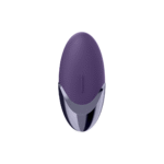 Vibrador Satisfyer Lay-on con silicona ultrasuave – violeta y latón - Imagen 2