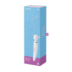 Vibrador tipo varita Satisfyer para masajes de cuerpo completo, Satisfyer negro y dorado - Imagen 6
