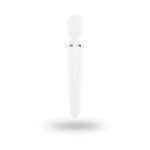 Vibrador tipo varita Satisfyer para masajes de cuerpo completo, Satisfyer negro y dorado - Imagen 9