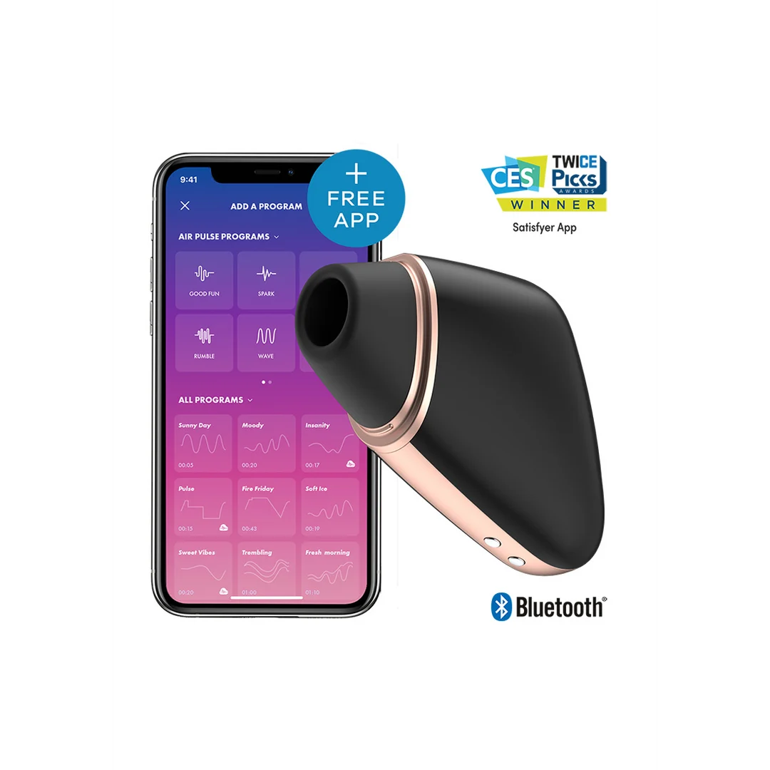 Satisfyer Vibrador de clítoris con tecnología de pulsaciones de aire – Love Triangle - Imagen 11