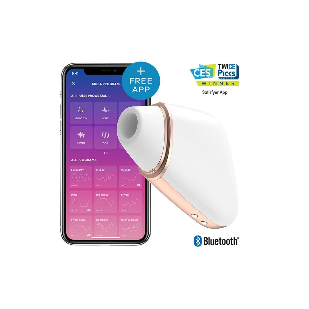 Satisfyer Vibrador de clítoris con tecnología de pulsaciones de aire – Love Triangle - Imagen 5