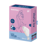 Satisfyer Vibrador de clítoris con tecnología de pulsaciones de aire – Love Triangle - Imagen 14