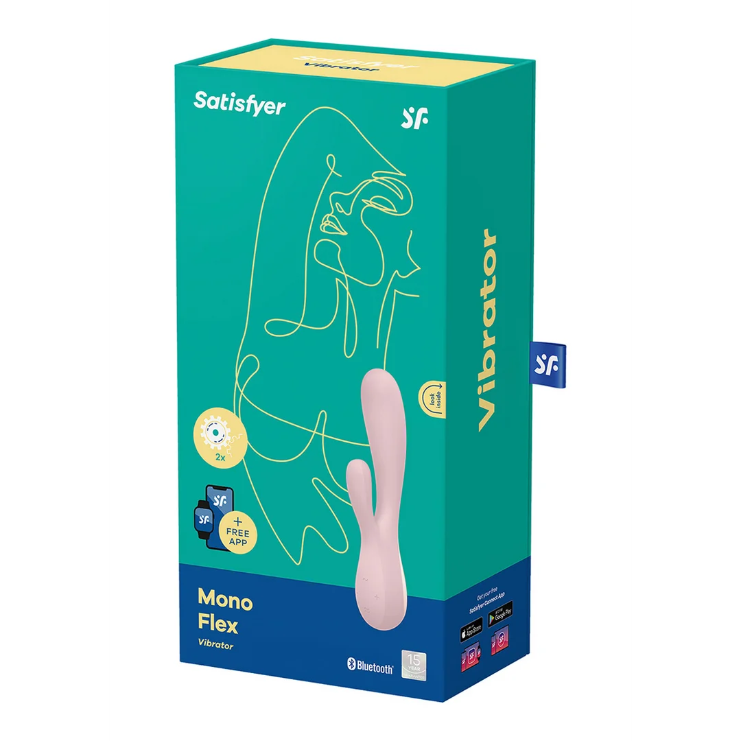 J2018-87-3-2 Vibrador rabbit Satisfyer: doble estimulación con control desde la app – Satisfyer Mauve - Imagen 1