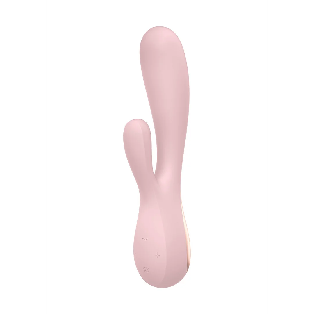 Vibrador rabbit Satisfyer: doble estimulación con control desde la app – Satisfyer Mauve - Imagen 3