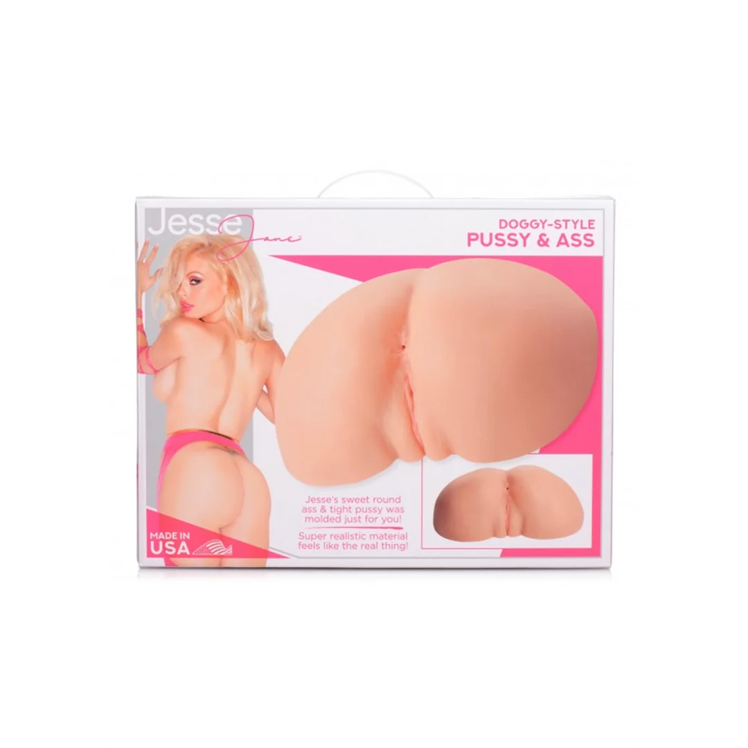 JJ102-2 Masturbadora vaginal con interior estriado, estilo perrito - Imagen 1