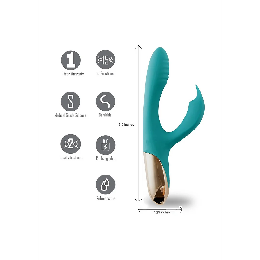 Vibrador con forma de conejo Skyler - Imagen 7