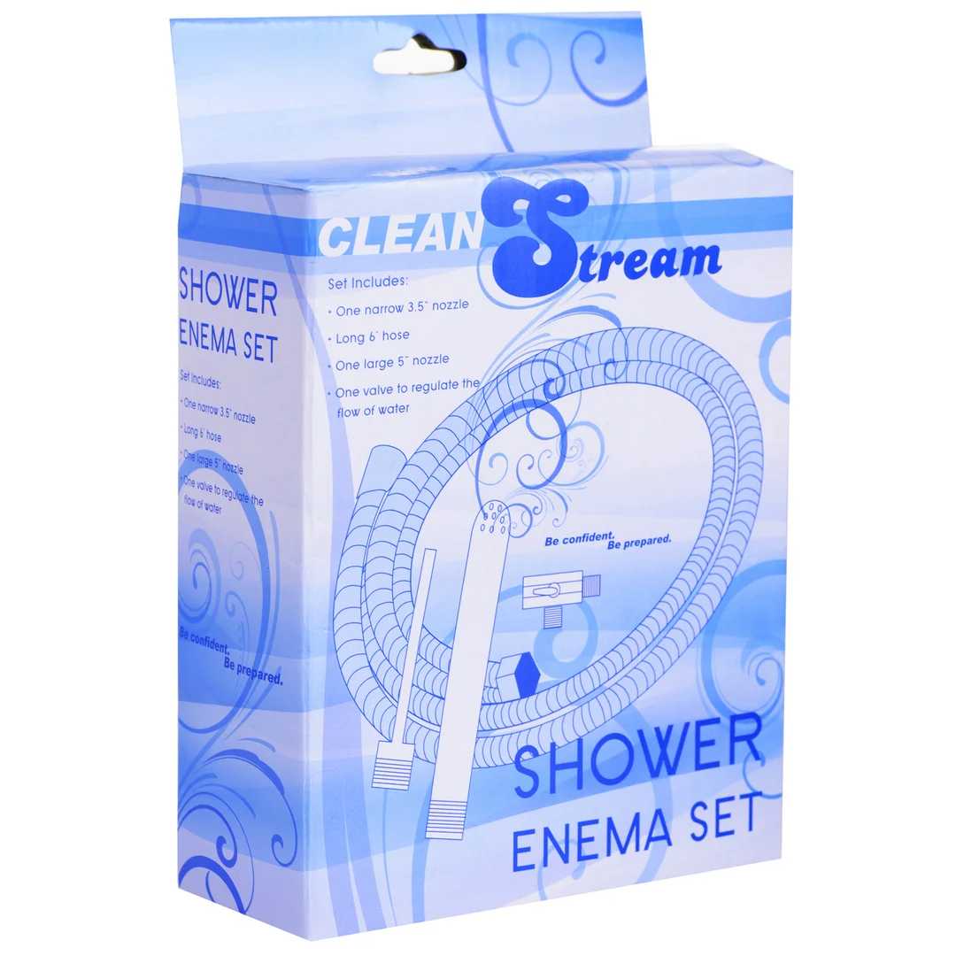 Ducha anal – Kit metálico para enemas con conexión a la ducha – XR Brands - Imagen 1
