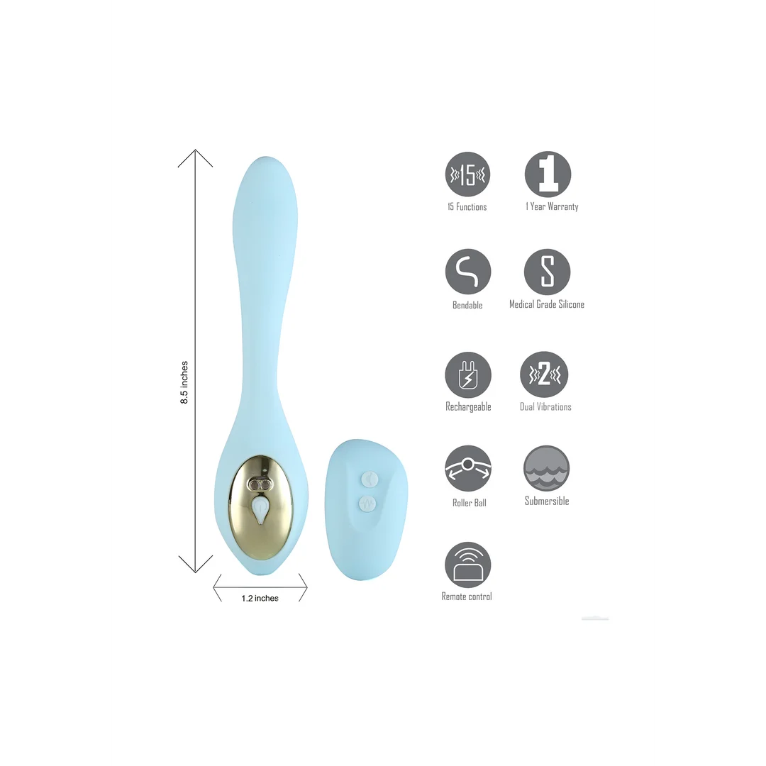 Vibrador doble flexible Harmony - Imagen 4