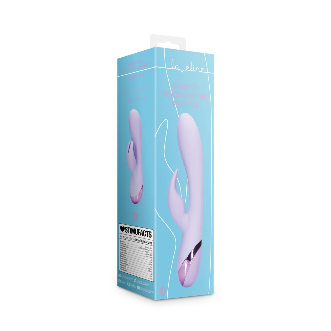 Vibrador conejito Loveline by Shots en color lavanda - Imagen 1