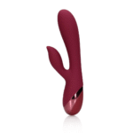 Vibrador tipo rabbit Loveline en cereza oscura - Imagen 5
