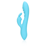 Vibrador de conejo de silicona estriada Loveline - Imagen 5