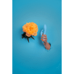 Vibrador de conejo de silicona estriada Loveline - Imagen 6