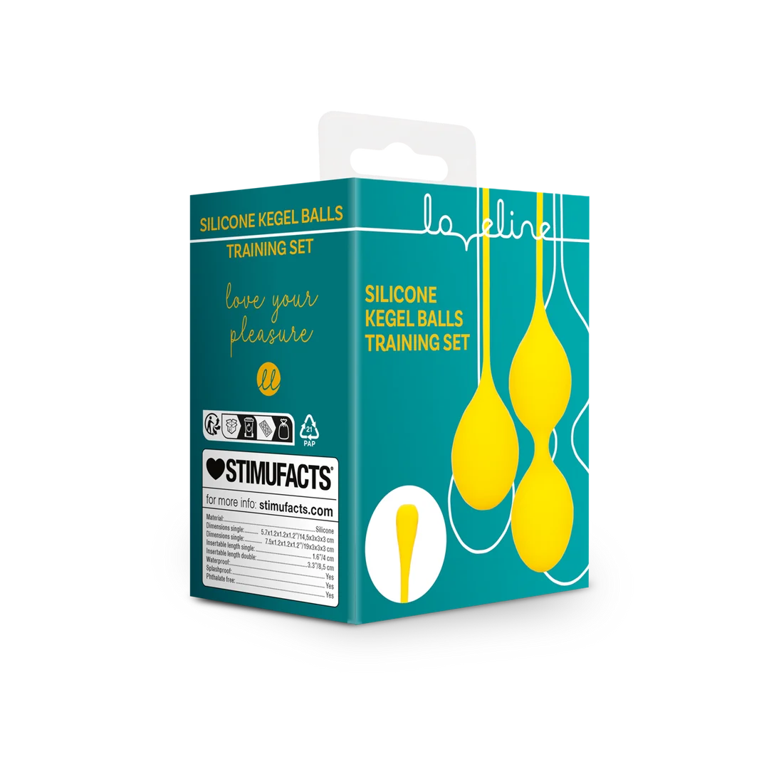 Loveline by Shots Set de entrenamiento con bolas de Kegel de silicona Carambola - Imagen 1