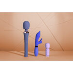 Vibrador tipo wand con mango silencioso para un control cómodo, Blue Nova, Loveline by Shots - Imagen 11