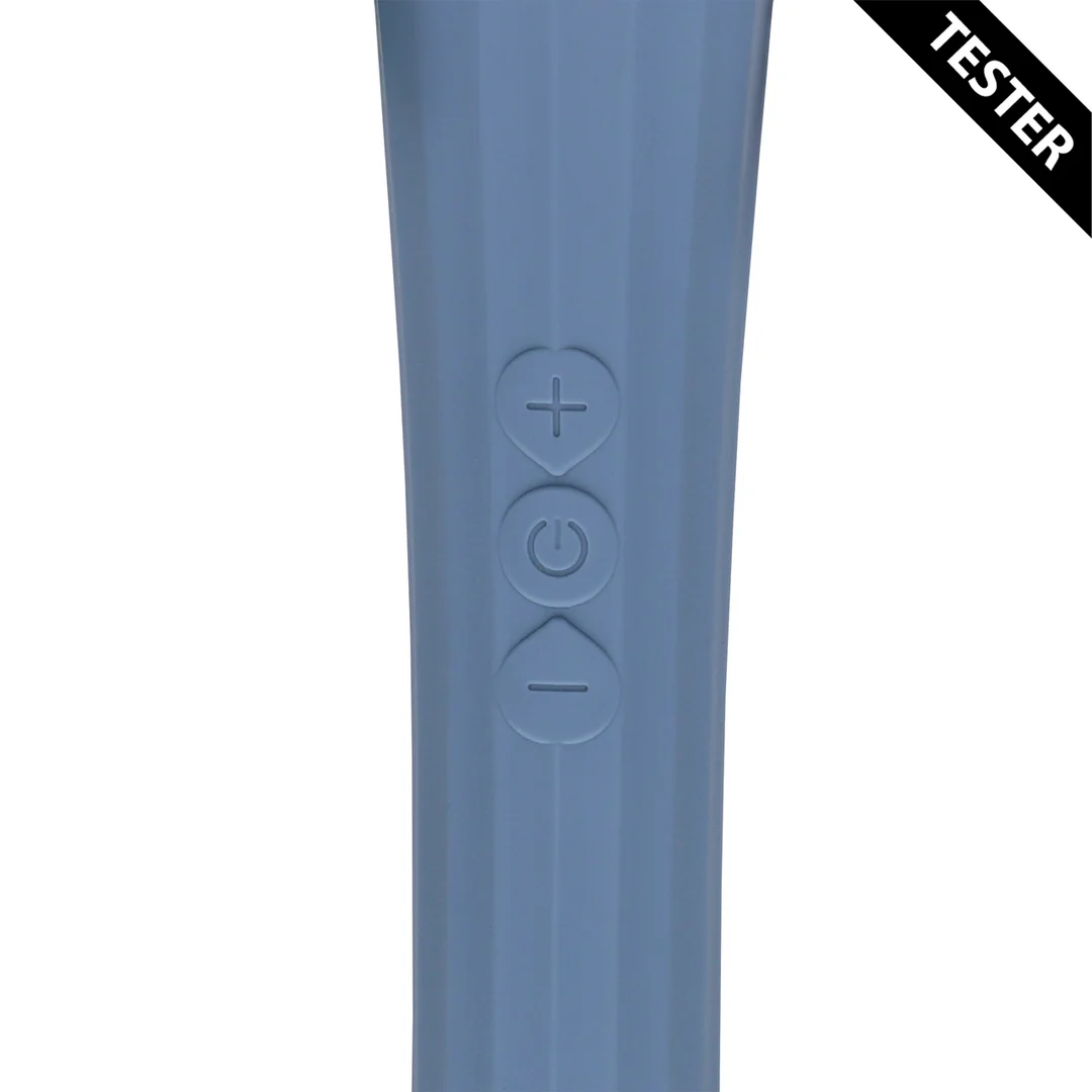 Vibrador tipo wand con mango silencioso para un control cómodo, Blue Nova, Loveline by Shots - Imagen 3