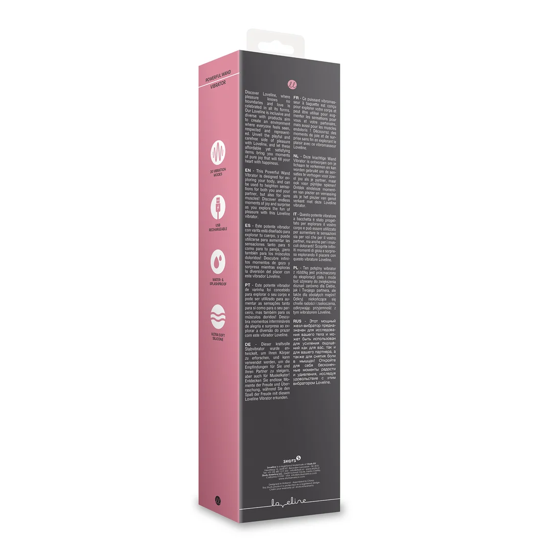 Vibrador masajeador Charbone Loveline by Shots - Imagen 2