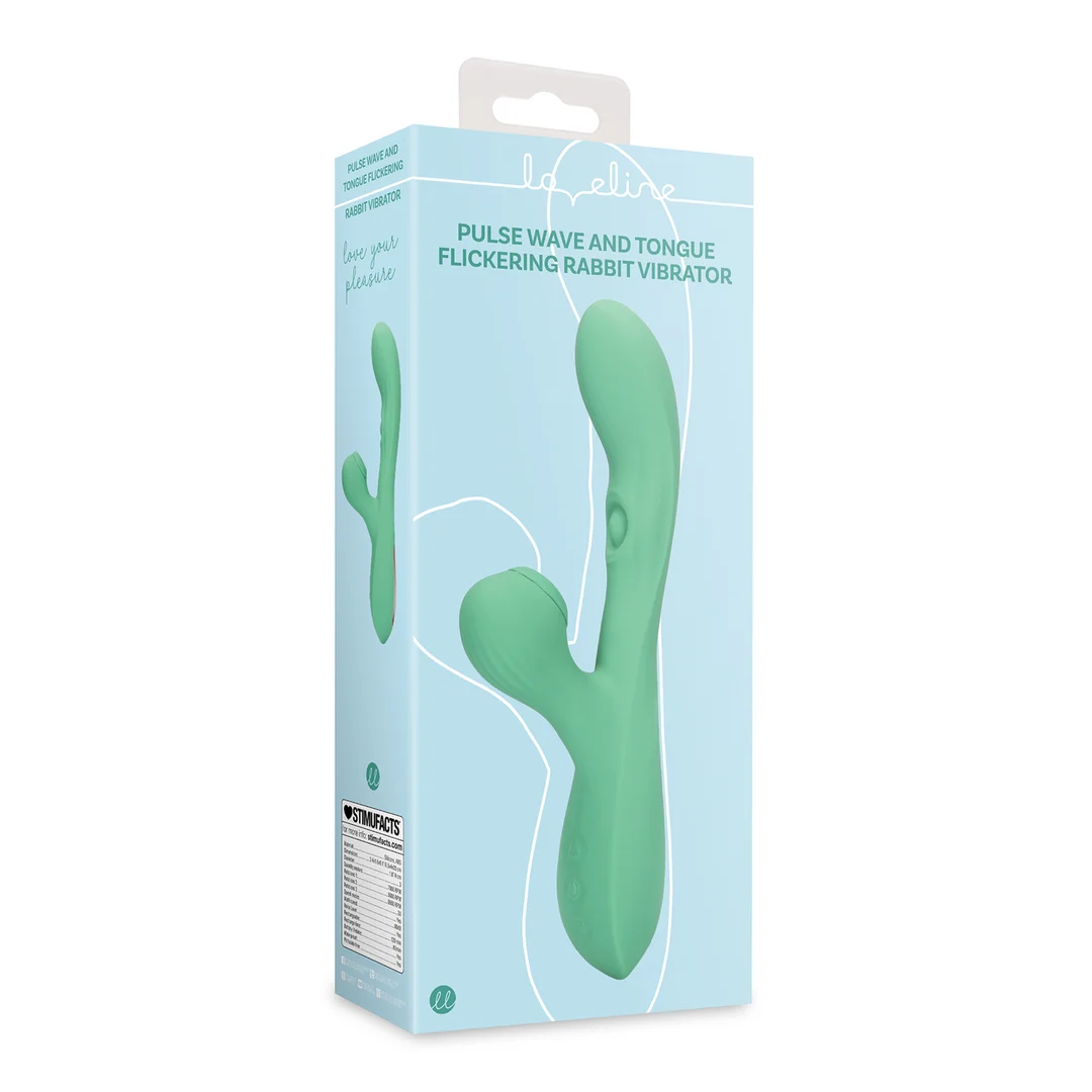 Vibrador dúo con ondas de aire pulsantes – Tester (naam) Loveline by Shots - Imagen 7