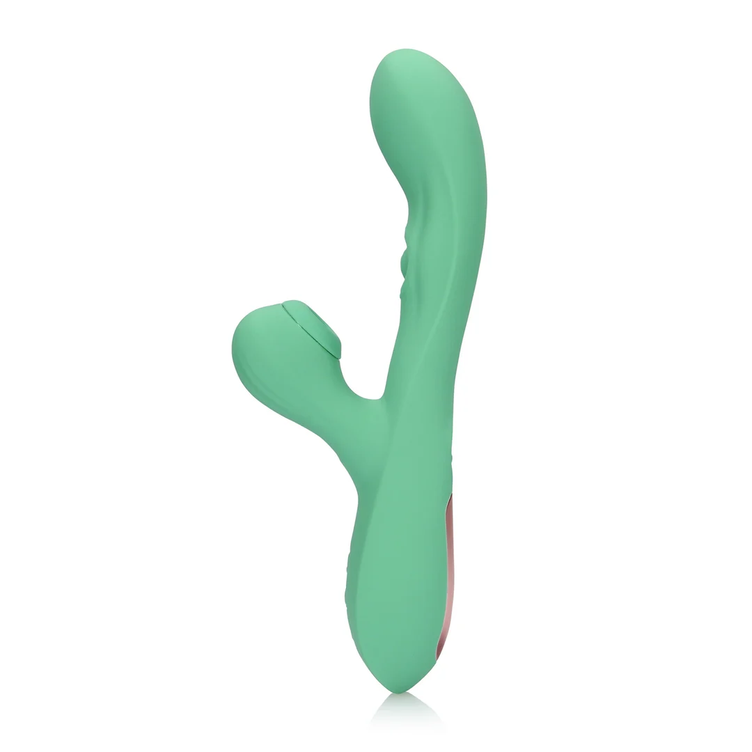 Vibrador dúo con ondas de aire pulsantes – Tester (naam) Loveline by Shots - Imagen 11