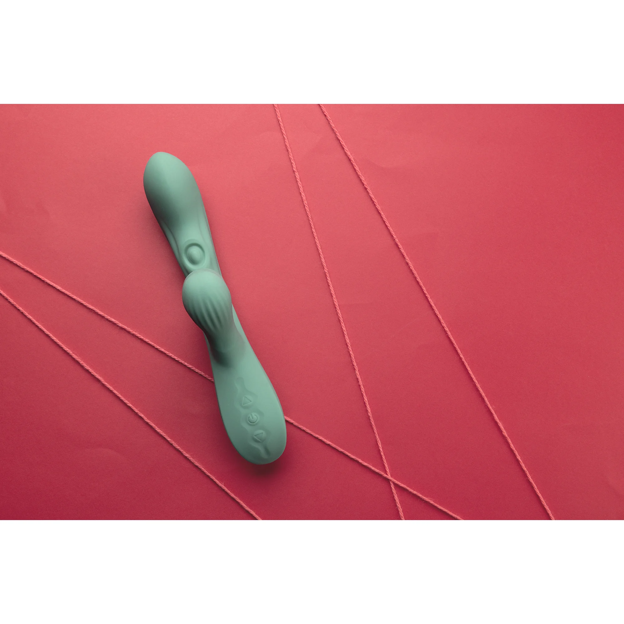 Vibrador dúo con ondas de aire pulsantes – Tester (naam) Loveline by Shots - Imagen 12