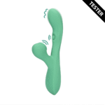 Vibrador dúo con ondas de aire pulsantes – Tester (naam) Loveline by Shots - Imagen 6