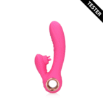 Vibrador rabbit – lengua en movimiento y función de calor – Loveline by Shots Exuberant Pink Loveline by Shots - Imagen 2