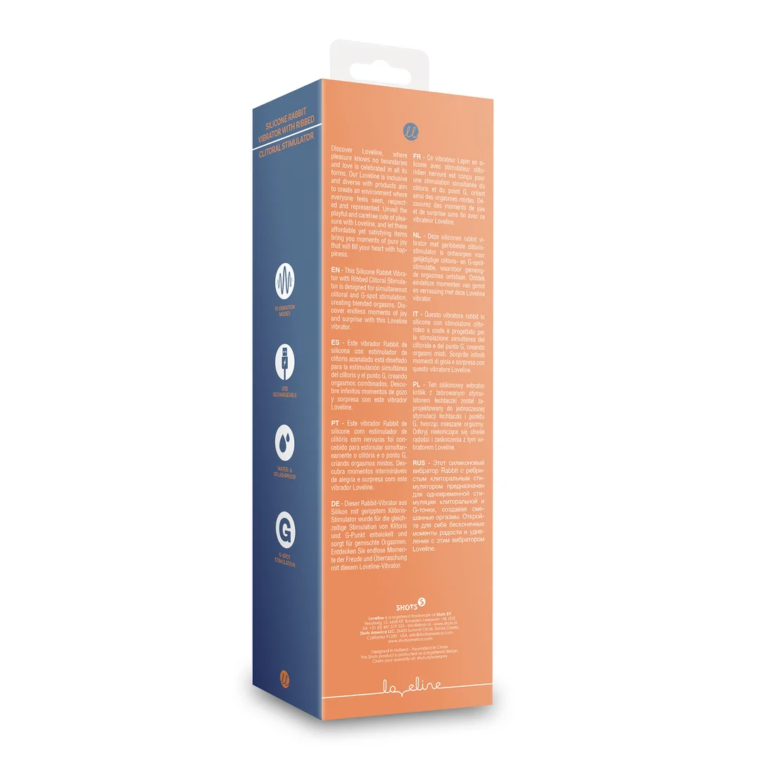 Vibrador rabbit de silicona Loveline Glazed Carrots - Imagen 2