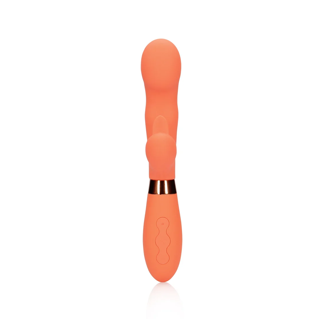 Vibrador rabbit de silicona Loveline Glazed Carrots - Imagen 4