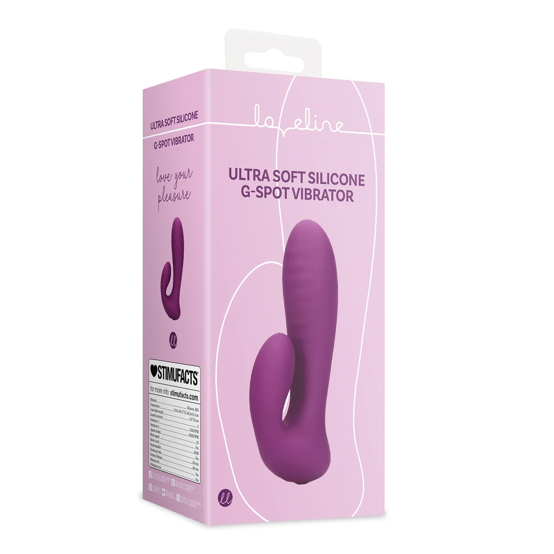 Vibrador Loveline Ultra Soft para el punto G - Imagen 1