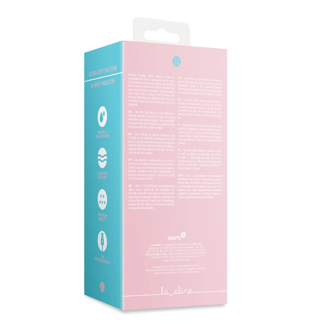 Loveline Ultra Soft Silicone, vibrador para el punto G - Imagen 2
