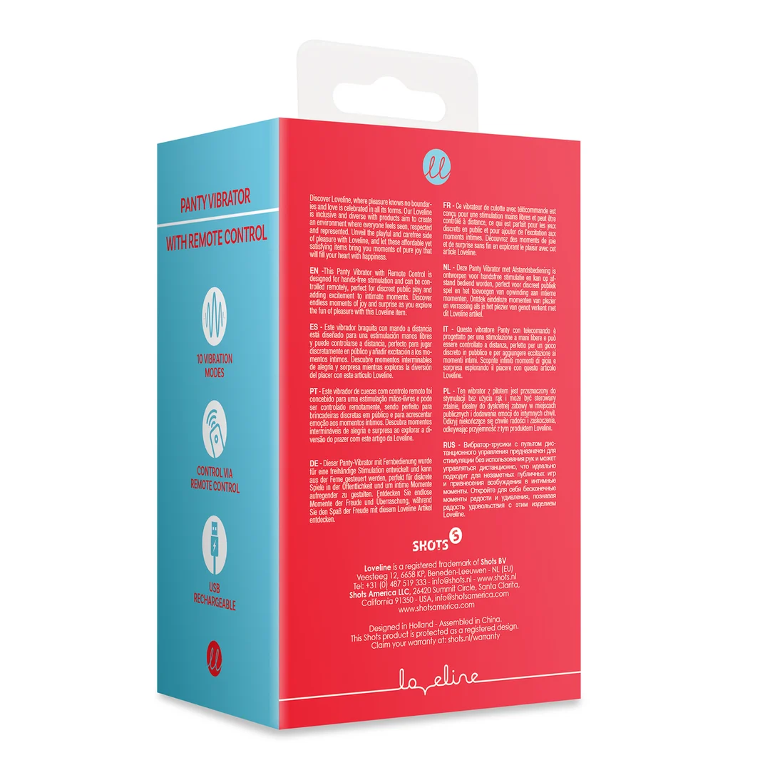 Vibrador para braguitas Loveline con mando - Imagen 2