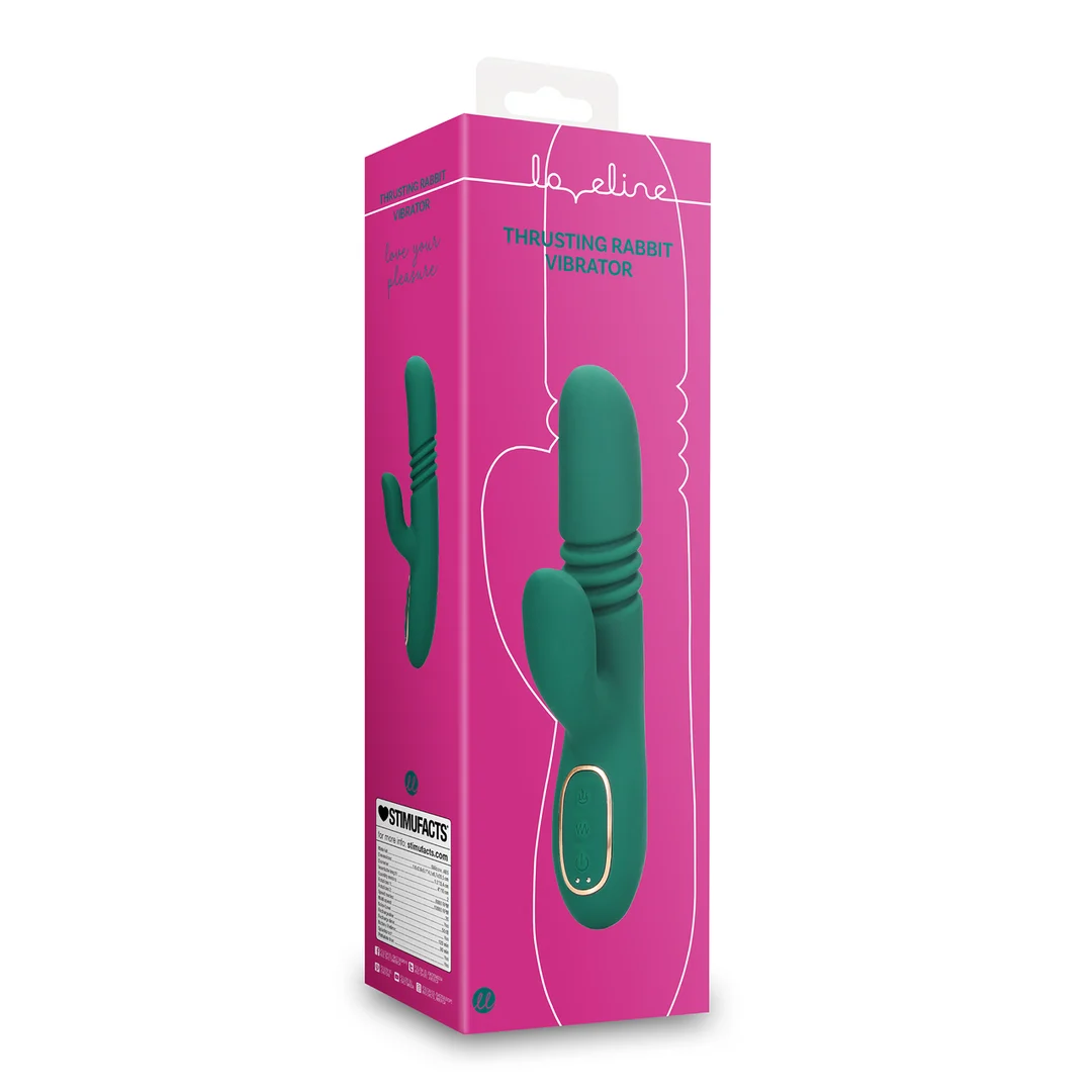 Vibrador rabbit Loveline con movimiento de empuje Ancient Sea - Imagen 1