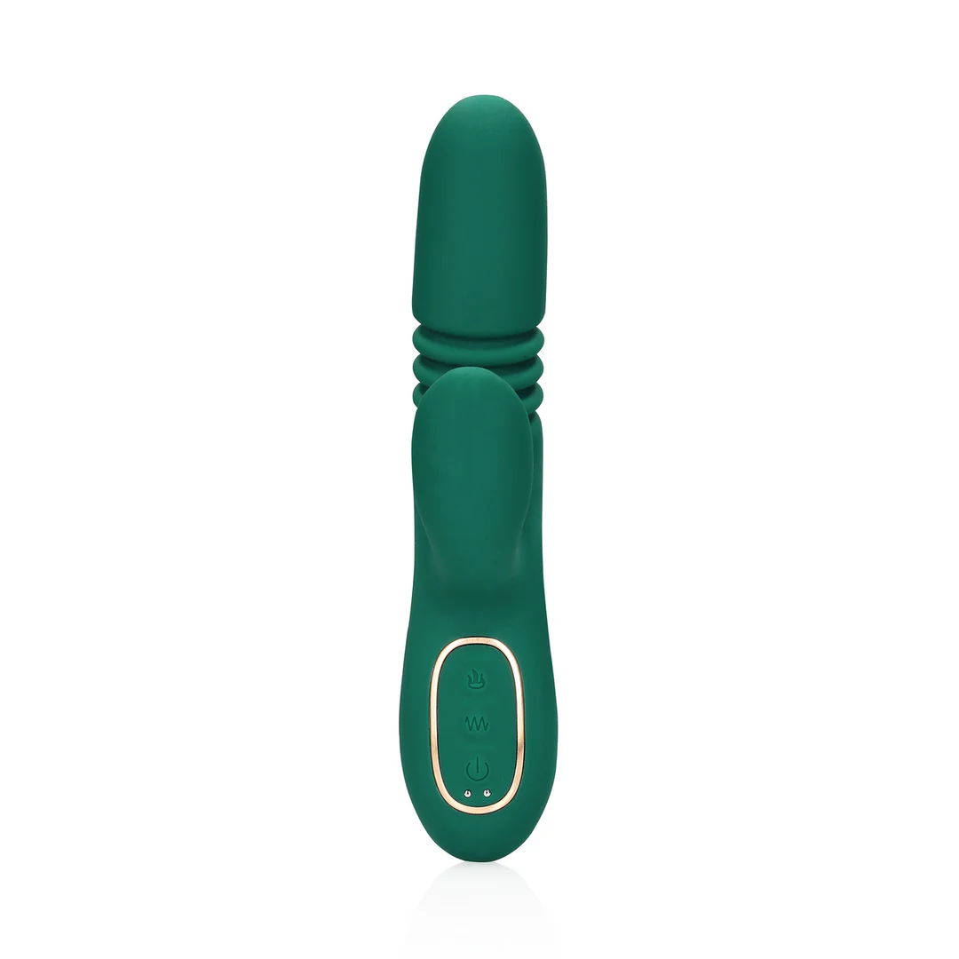 Vibrador rabbit Loveline con movimiento de empuje Ancient Sea - Imagen 4