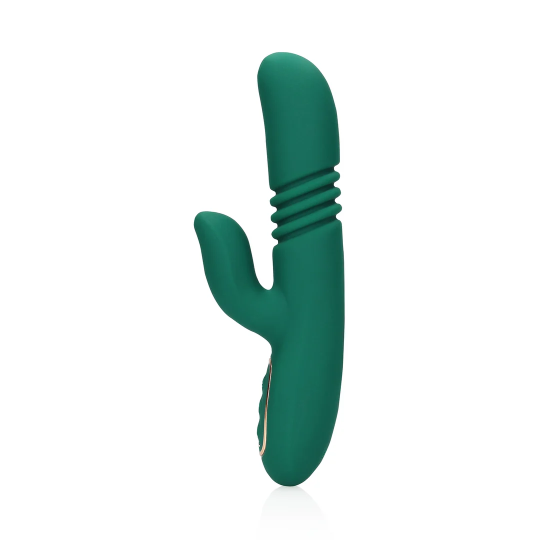 Vibrador rabbit Loveline con movimiento de empuje Ancient Sea - Imagen 5