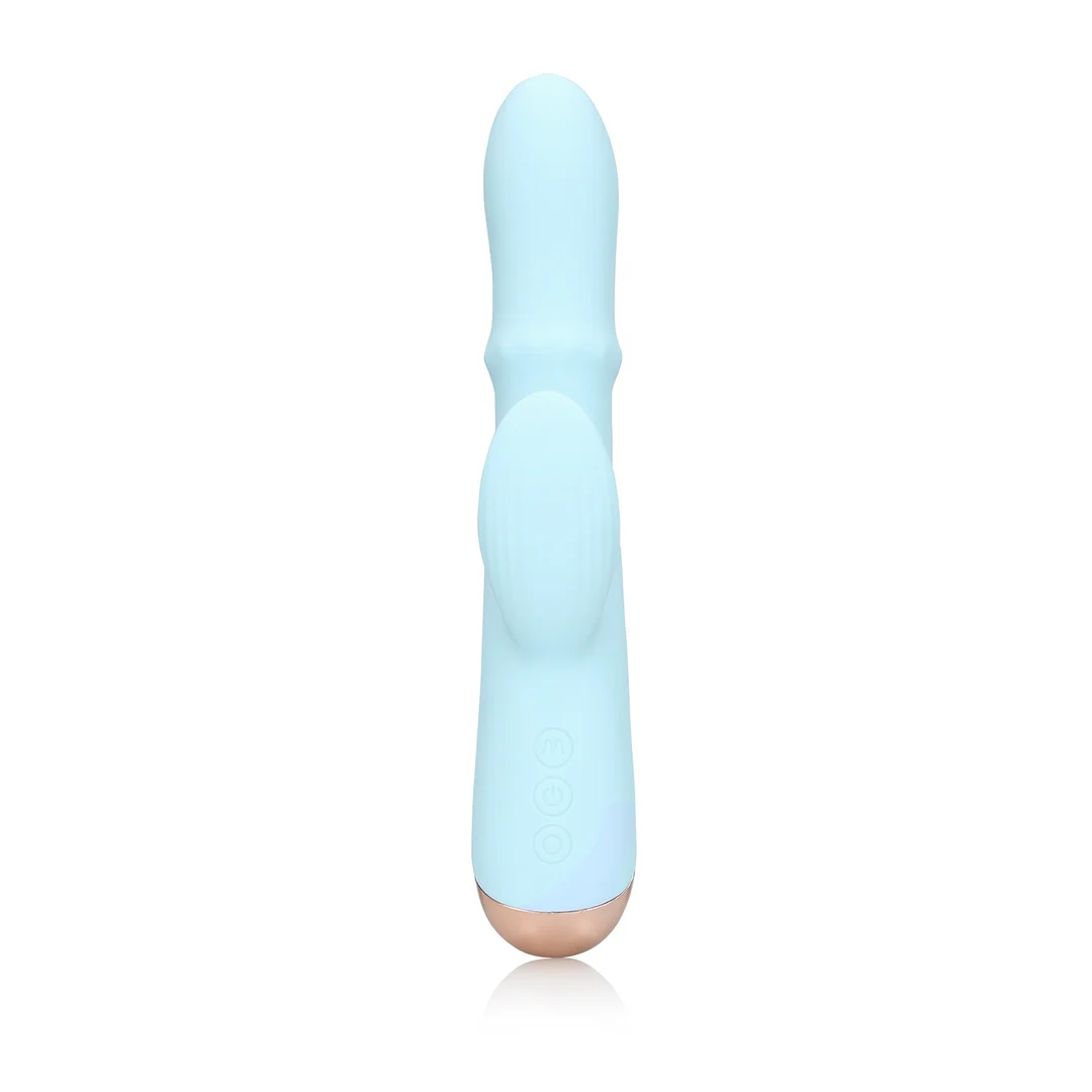 Vibrador de anillo Loveline Pulse Wave Arctic Blue - Imagen 4