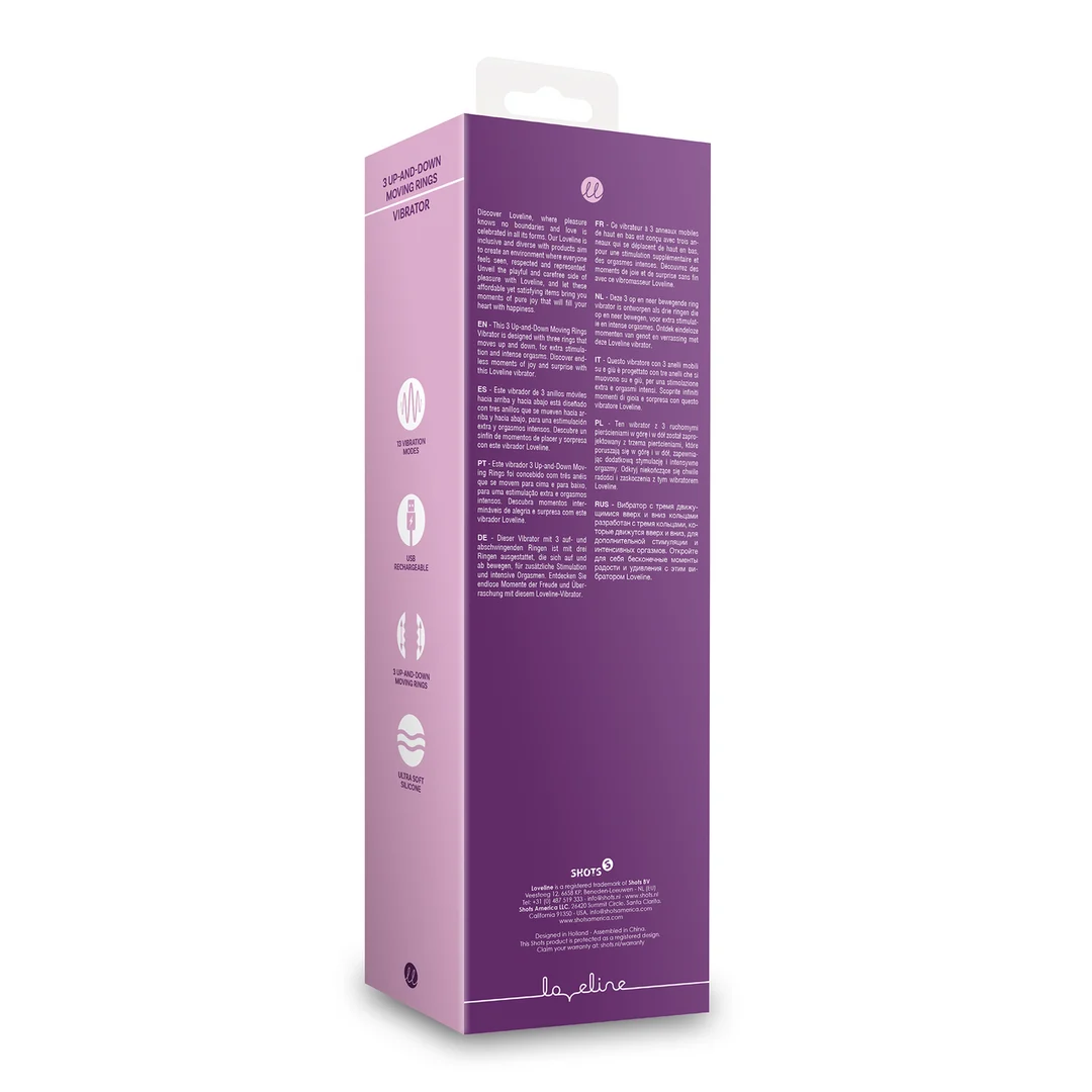 Vibrador con más de 10 modos – Tester (nombre) Loveline by Shots - Imagen 8