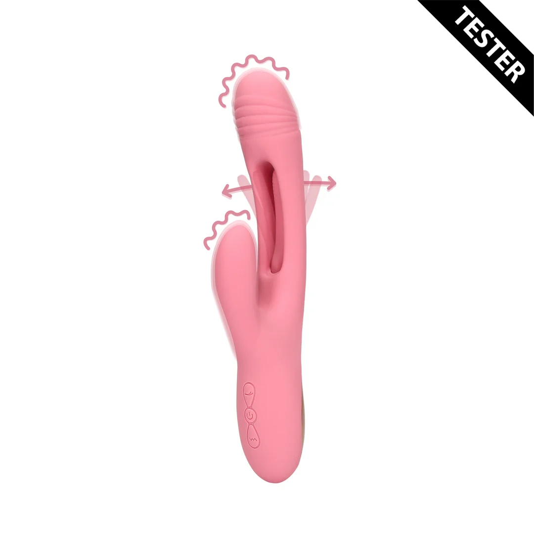 Vibrador de punto G con función de aleteo – Tester Loveline by Shots - Imagen 6