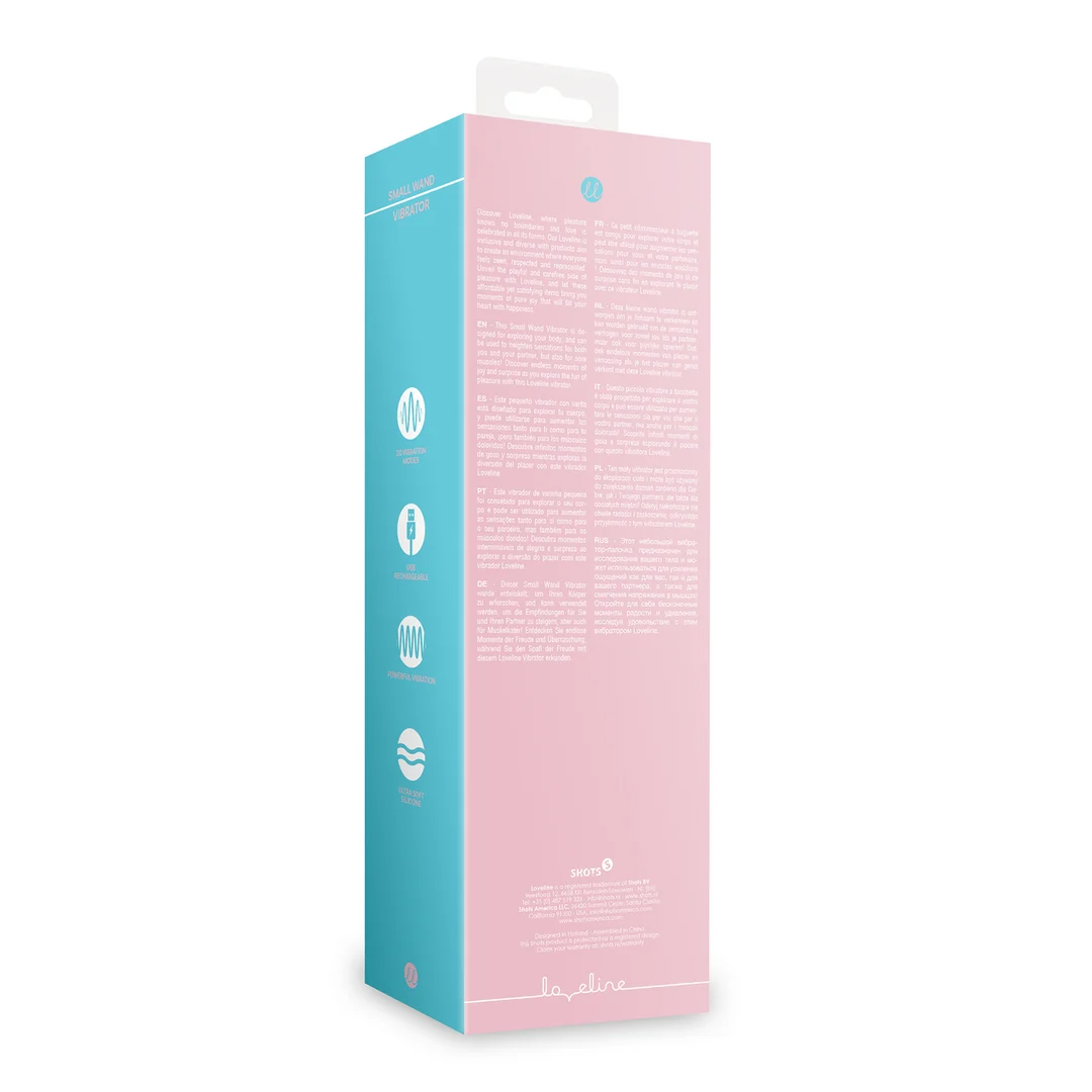 Vibrador wand compacto Loveline - Imagen 2