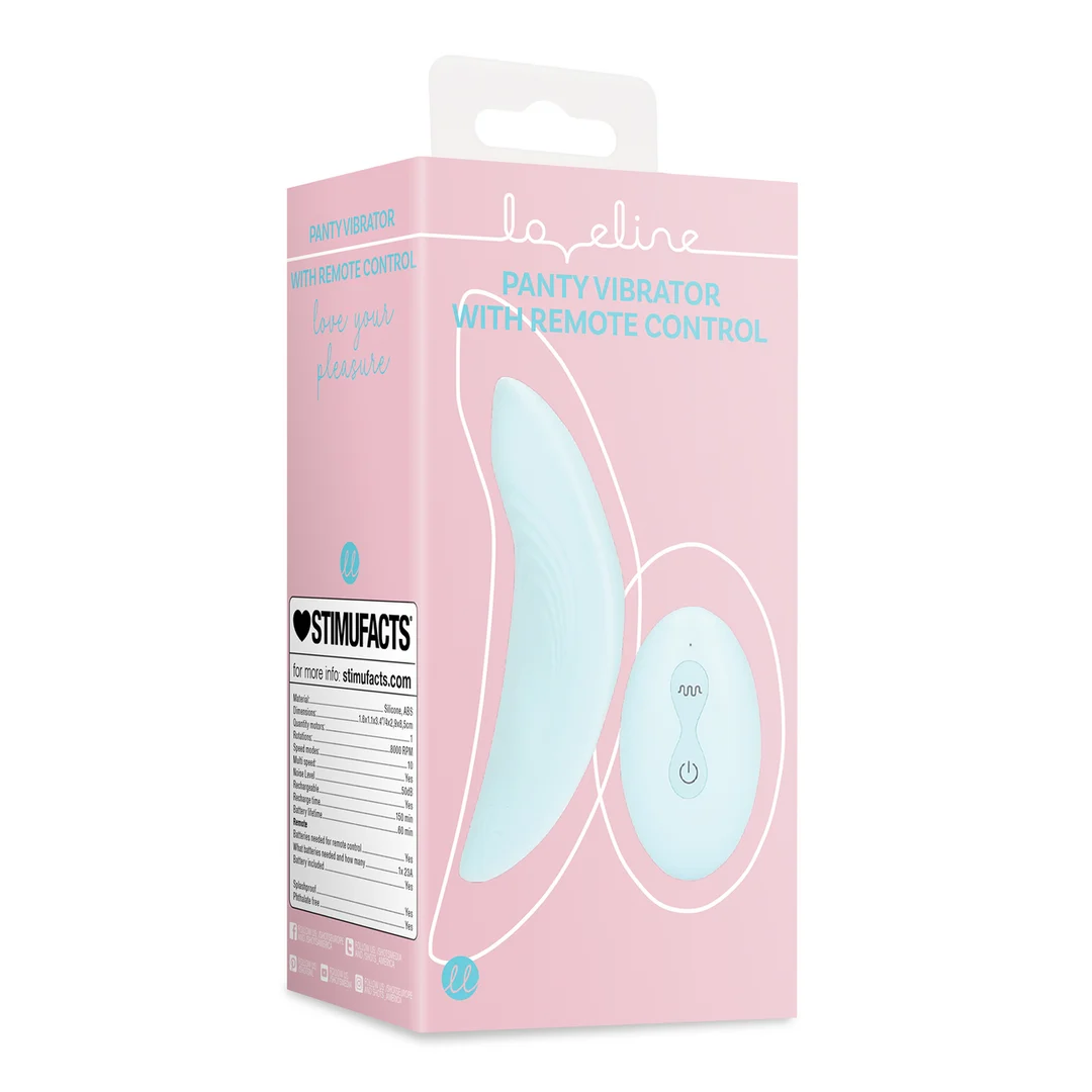 Vibrador para bragas Loveline con mando a distancia - Imagen 1