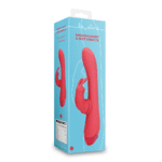 Vibrador tipo rabbit con función oscilante – Loveline by Shots Brighto Rojo Loveline by Shots - Imagen 7