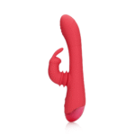 Vibrador tipo rabbit con función oscilante – Loveline by Shots Brighto Rojo Loveline by Shots - Imagen 11
