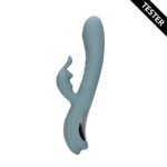 Vibrador dúo con función de movimiento de dedos – Tester Loveline by Shots - Imagen 2