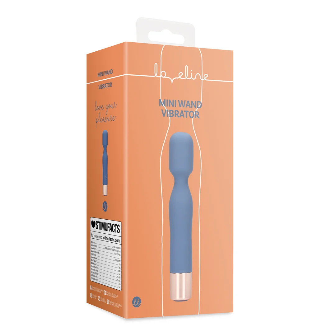 Vibrador Mini Wand Loveline Blue Horizon - Imagen 1