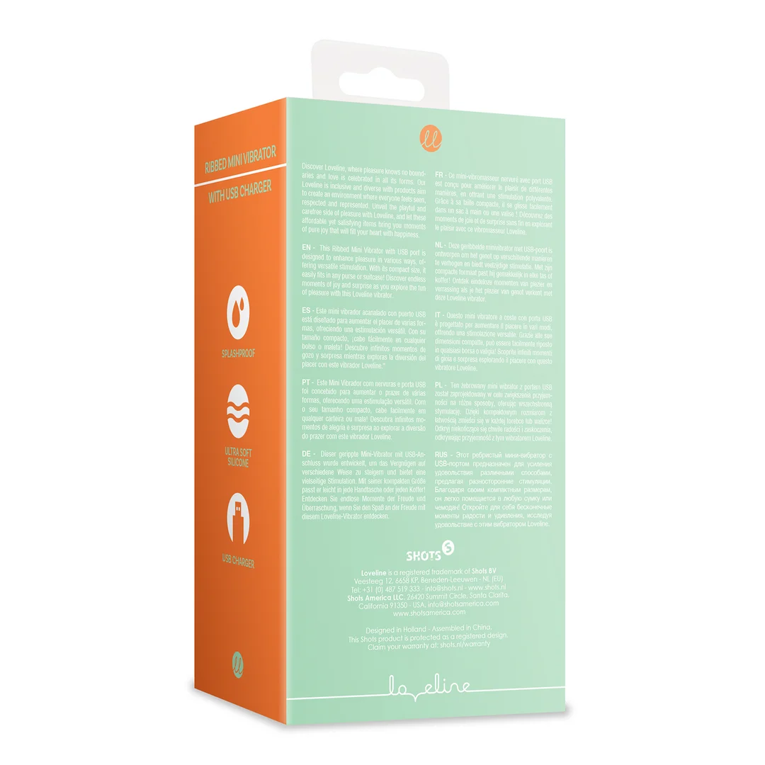 Minivibrador estriado Loveline - Imagen 2