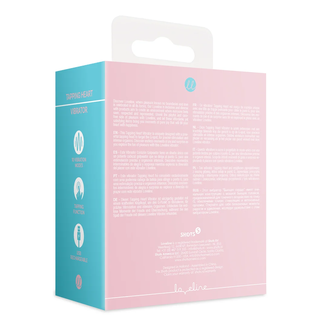 Vibrador para el clítoris con cabezal de golpeteo – Probador Loveline by Shots - Imagen 6