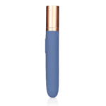 Vibrador de viaje Loveline Blue Horizon con compartimento para lubricante - Imagen 5