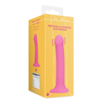 Consolador vibrador Loveline en rosa intenso